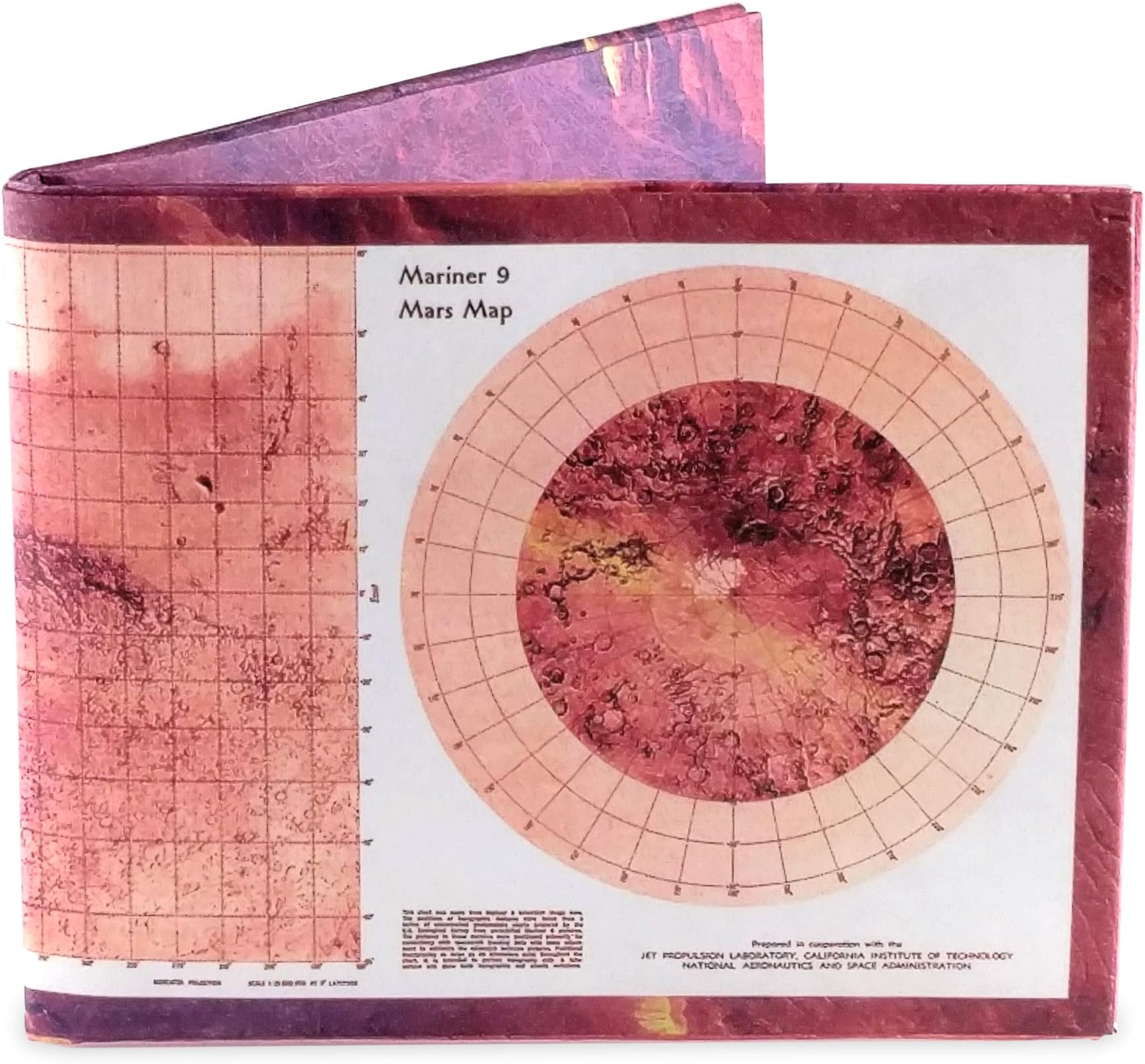 Mars Map Mighty Wallet | Tyvek Wallet | Paper Wallet | Minimalist Wallet | Micro wallet