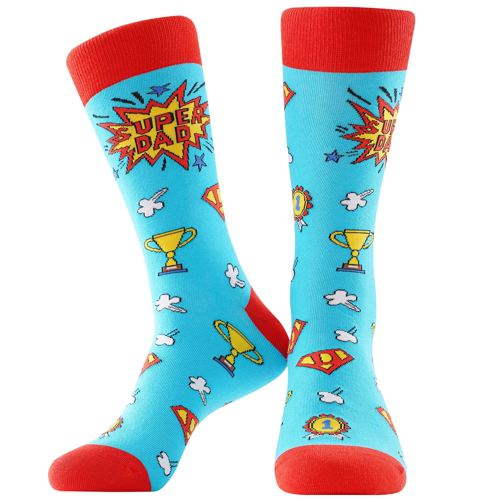 Calzini Vestito Arte da Uomo Calze Fantasia Uomo Calze Lunghe in Cotone Calzini Stampato Famose Moda Colorate Divertente Disegni