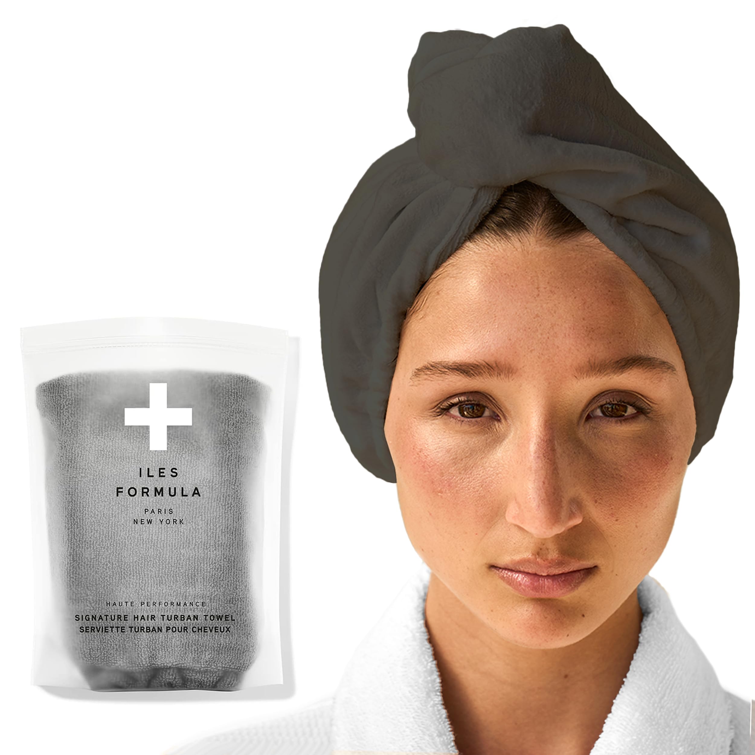 Iles Formula - Hair Towel Grey-image