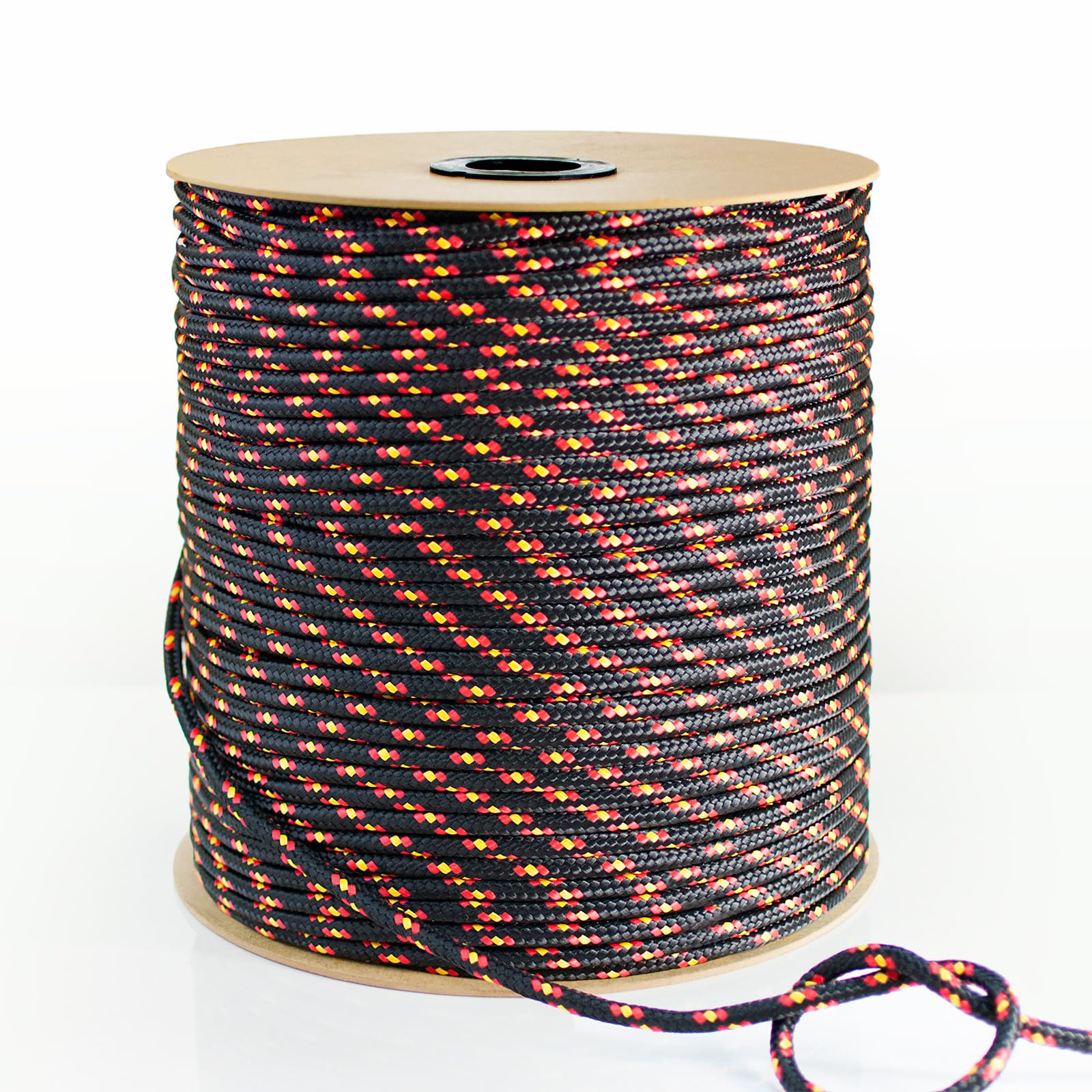 Corda Poliestere Con Nucleo In Aramidica – 4mm X 30m, Intrecciata, Antistrappo, Resistente UV E Calore, Prodotta In Germania