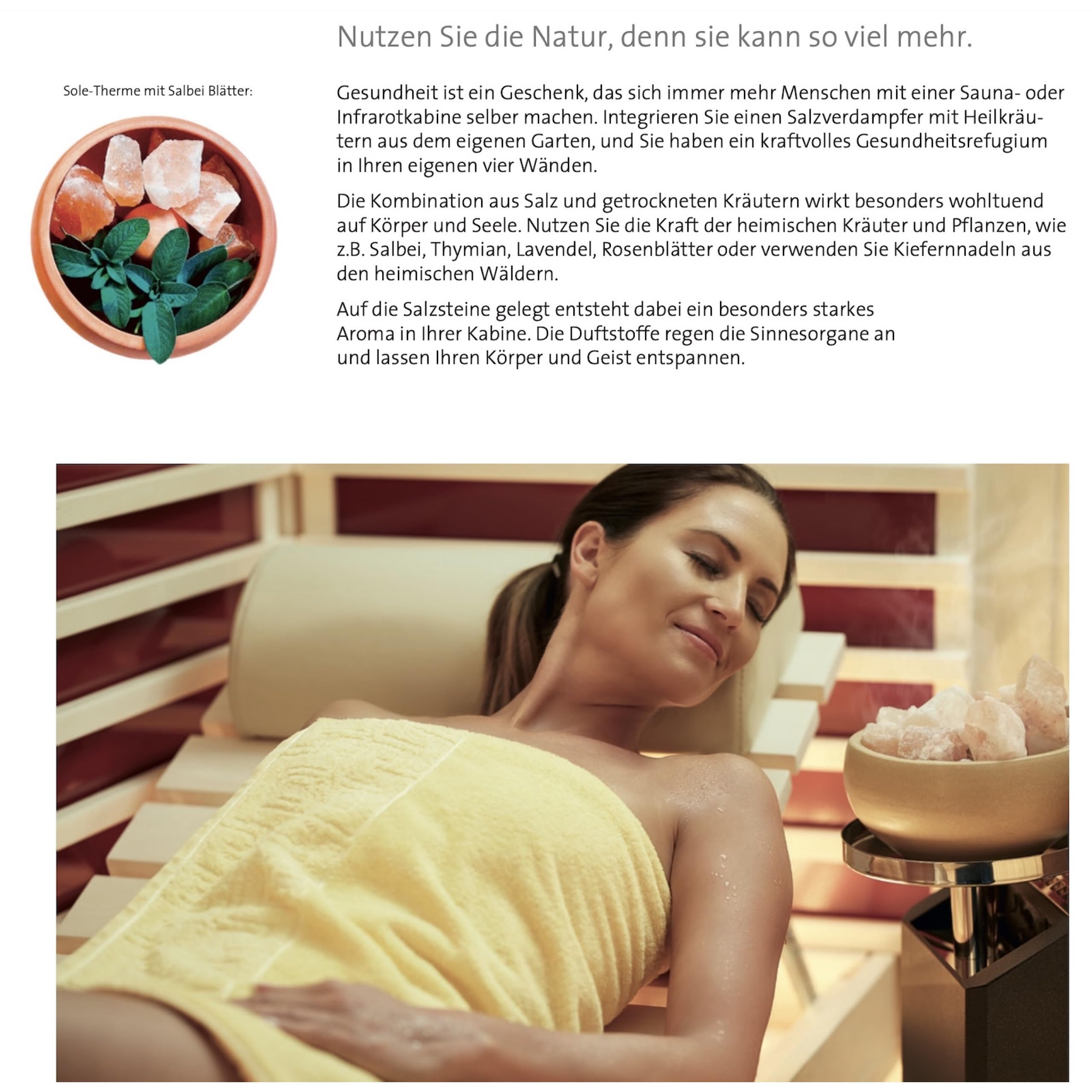 Salzverdampfer Sole Therme Pur Verdampfertopf beige B6658-2