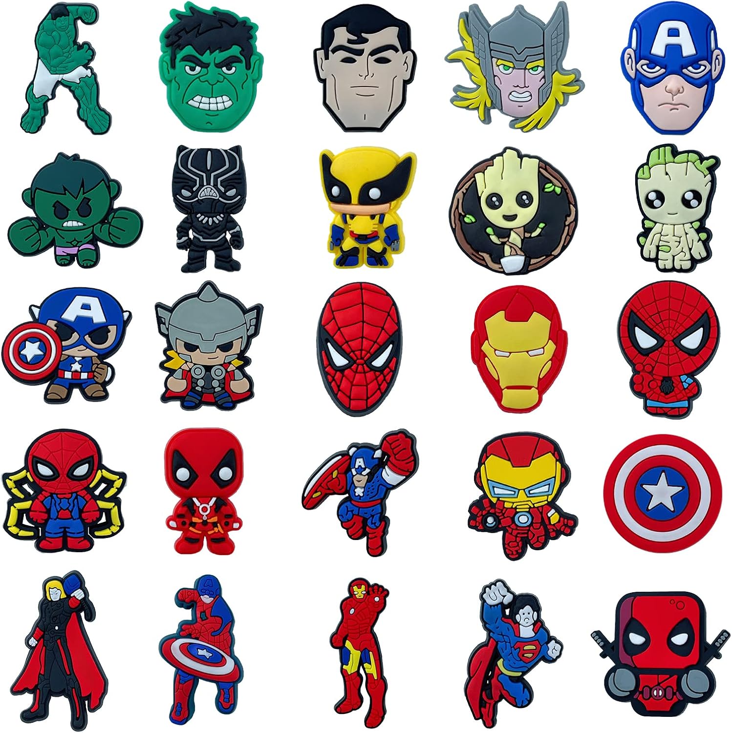 Miniatura 4 de hitioCC 100 Pack Randow Cute Cartoon Anime Shoe Charms Charma for Boys Girls, Cool Charms Bulk Pins for Kids, Toddler Charms Accessories for Shoe