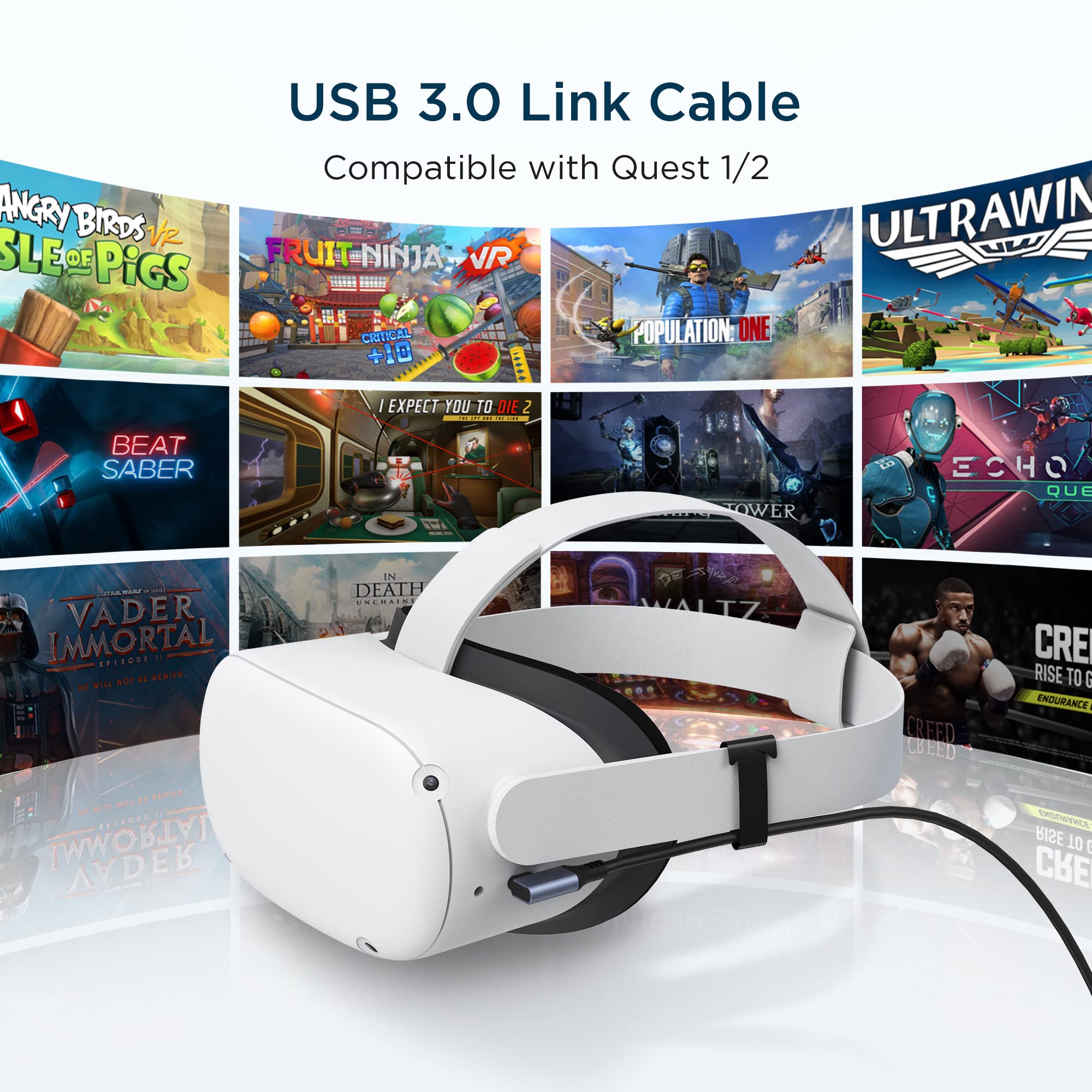 Buy KIWI design Link Cable Compatible for Oculus Quest 2 and Quest 1 to