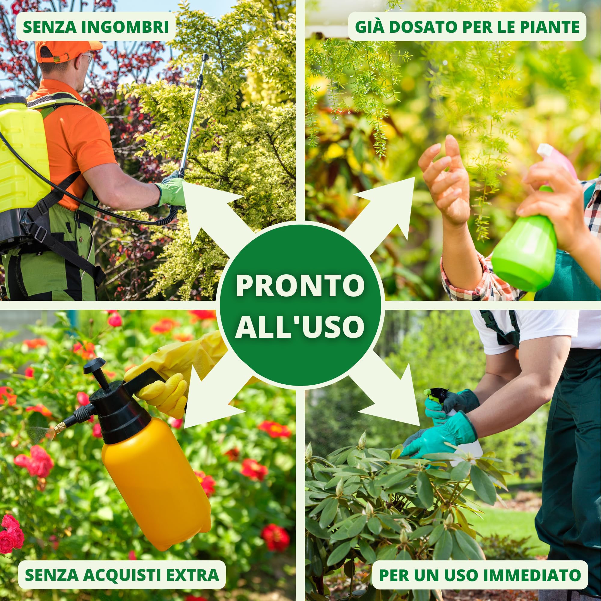 Gardemia Olio di Neem Spray per Piante 750ml Pronto Uso Azione Naturale