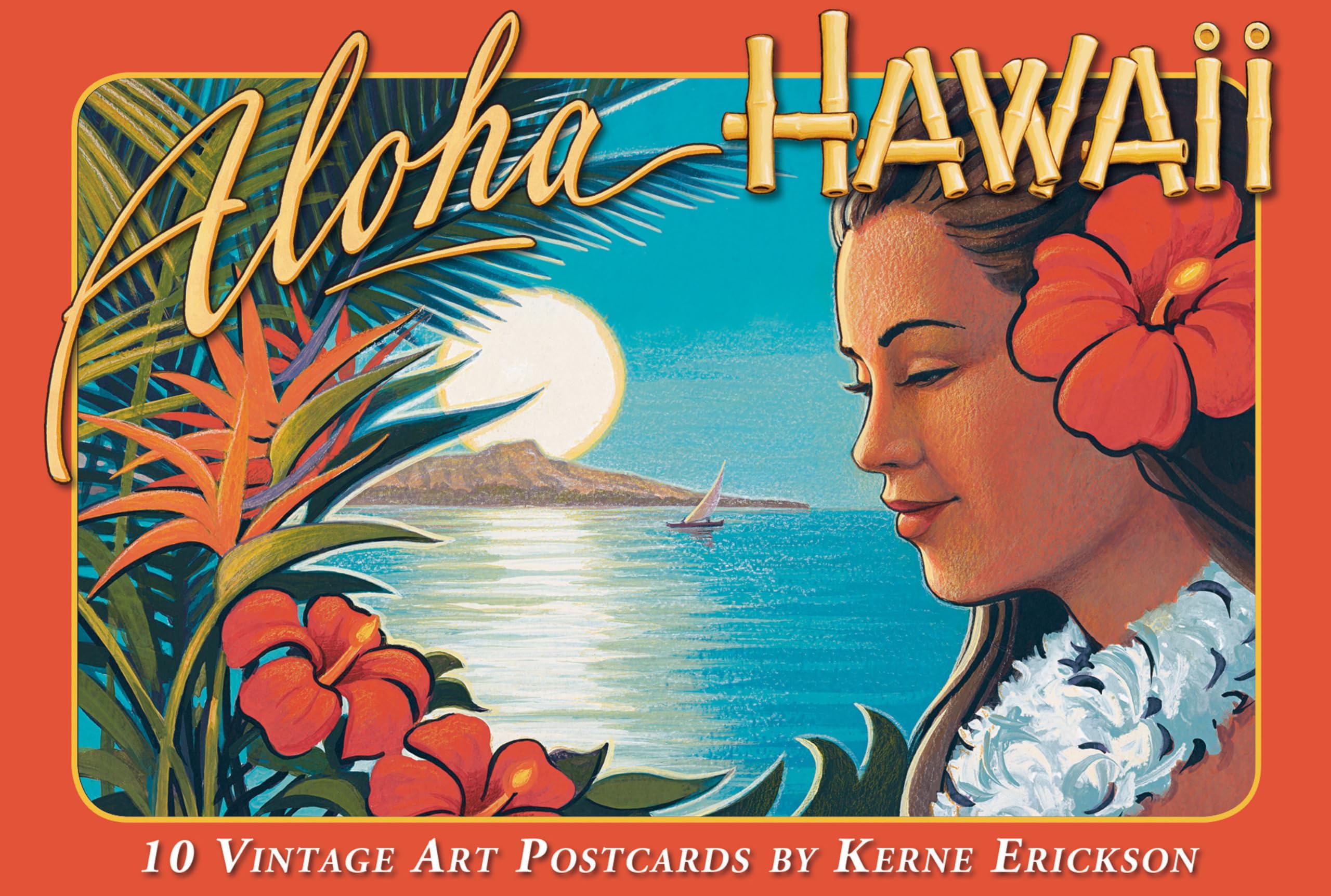 Hawaiian Vintage Postcards Set of 10 - Aloha Hawaii - by Kerne