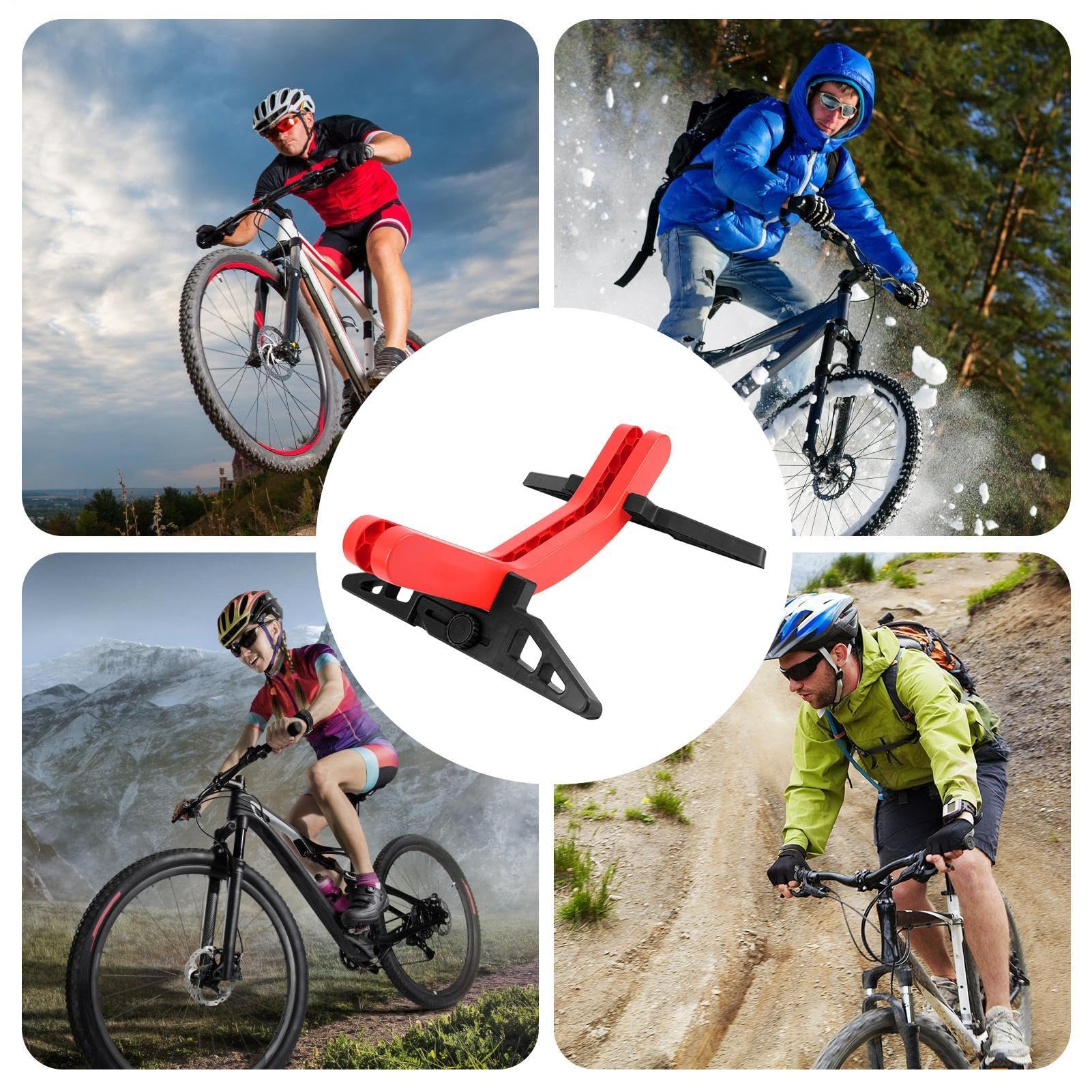 Béquille de vélo pour garage porte roue réglable stable antidérapante