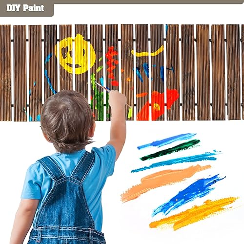 Miniatura 6 de Camino de jardín enrollable recto  Pasarela al aire libre de 8 pies con superficie antideslizante, camino rústico decorativo para patio al aire