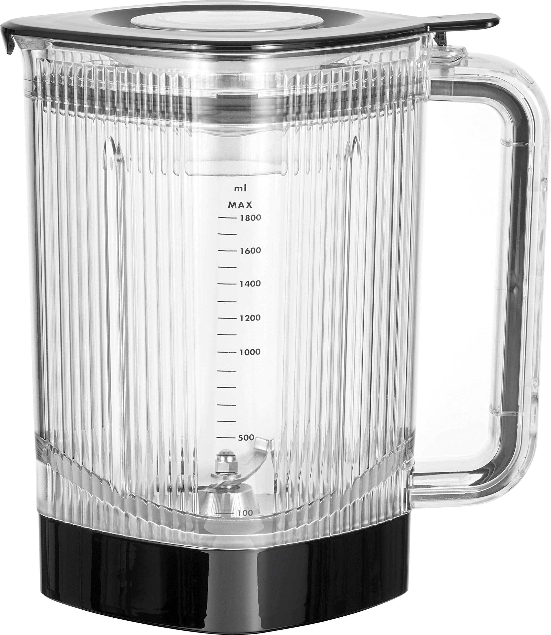 ZWILLING ENFINIGY wysokowydajny mikser stojący 1,8 litra, mikser z ostrzem ze stali nierdzewnej i silnikiem o wysokiej wydajności 1600 W, czarny