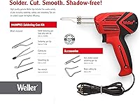 Vista 3 de Weller Kit Universal de Pistola para Soldar Genuino 140W/100W 120V 9400PKS