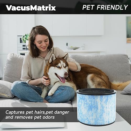 Miniatura 4 de Paquete de 2 filtros de repuesto AP200 3 en 1 H13 True HEPA compatibles con AP200 instantáneo, prefiltro y filtro HEPA verdadero de grado H13 y