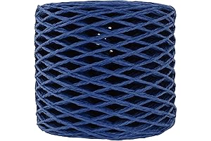 Mandala Crafts Straw Ribbon Navy Twisted Paper Rope: Versatility in Weaving and Wrapping