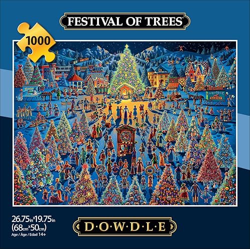 Miniatura 7 de Buffalo Games - Dowdle - Hometown Christmas - Rompecabezas de 1000 piezas para adultos desafiante rompecabezas perfecto para noches de juego -