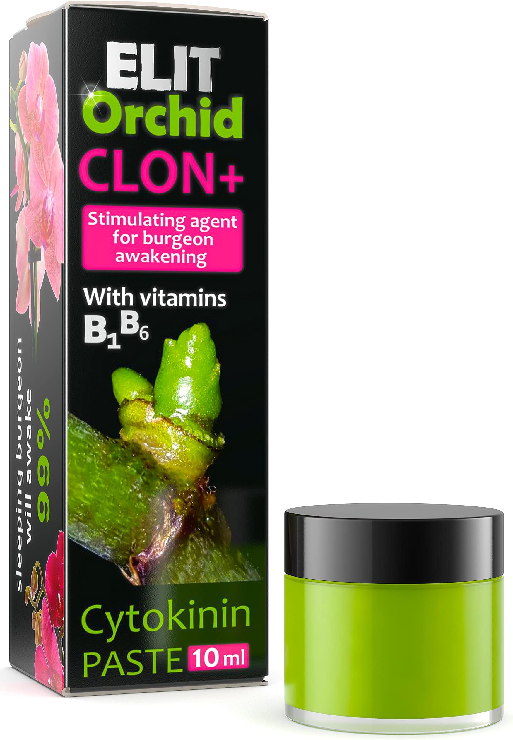 ELIT Orchid CLON+ Cytokinin Keiki Cloning Paste for Burgeon Awakening - Bloom Booster with Vitamins B1 and B6 (10 ml)