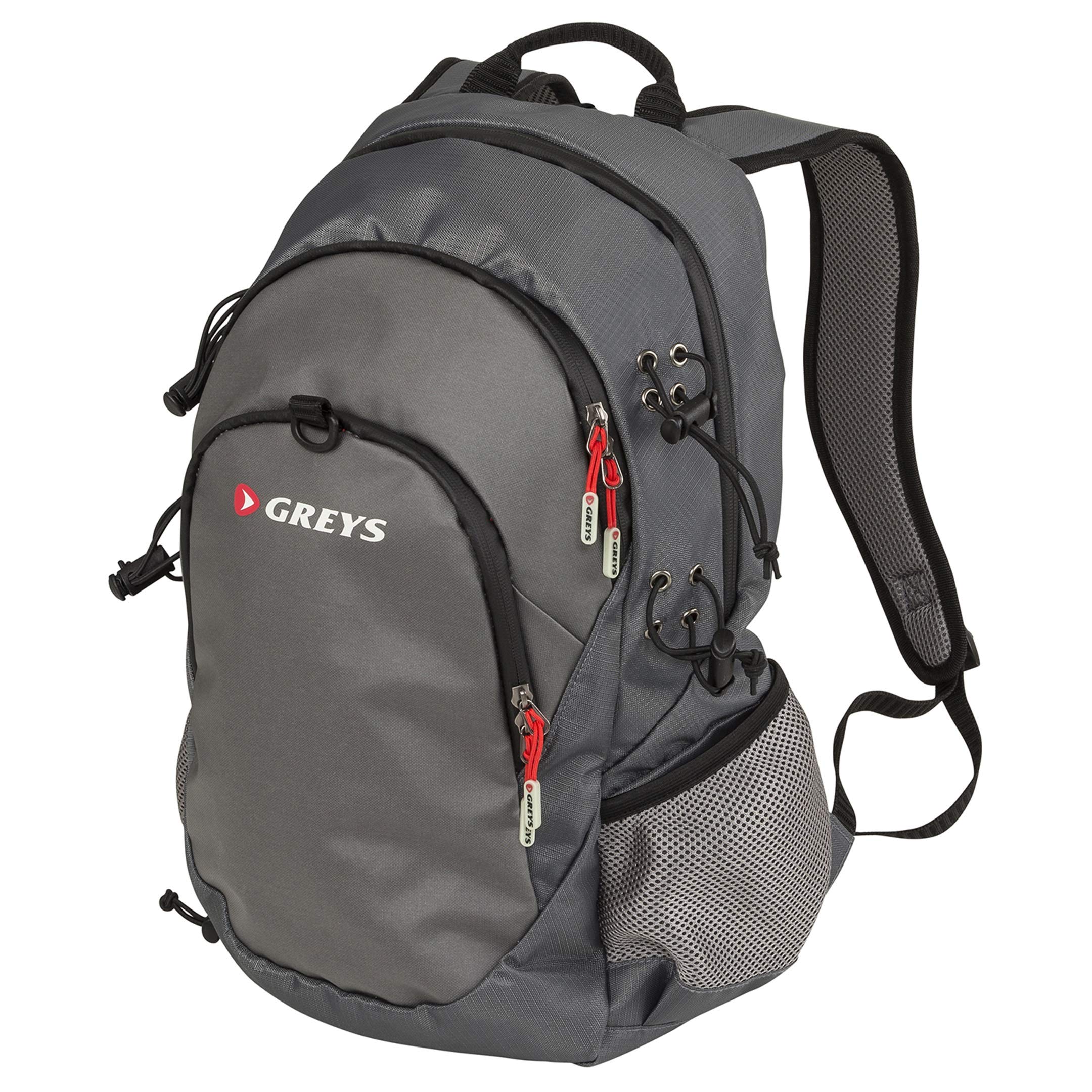 Greys Angel-Brusttasche | Modulares Angel Rucksack- & Brusttaschen-System | Abnehmbare Brusttasche | Mehrere Fächer | Rutenhalter | D-Ring Befestigungen, Grey