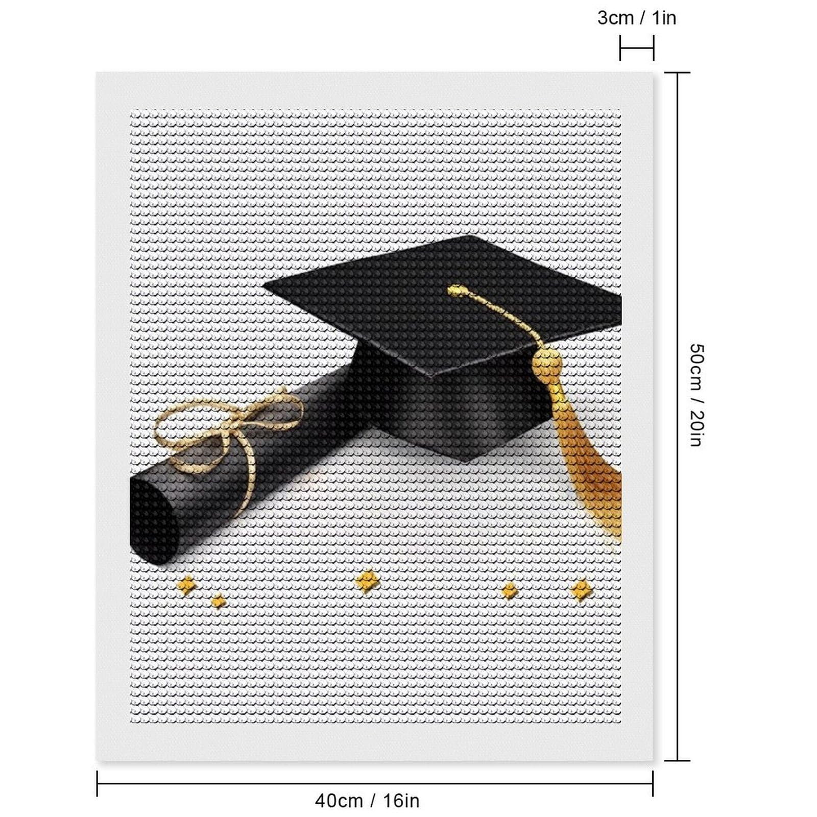 DAC ダイヤモンドアートキット「Graduation」 Amazon.com: Diamond Painting Kits For Beginners Diamond Art Kits