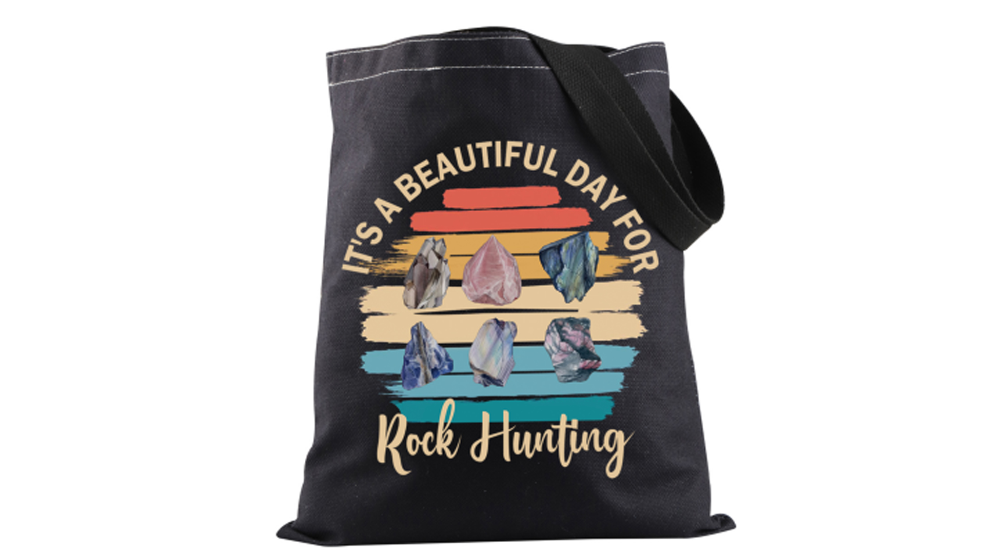 Bolso tote para caza de rocas, regalo para amantes de las rocas, geólogos y coleccionistas miniatura 7
