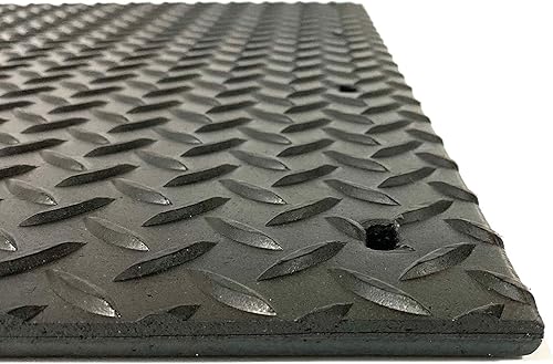 Miniatura 4 de Denco Juego de 2 solapas de barro para semirremolques de servicio extremo, chapadas en diamantes, 24 x 36 pulgadas