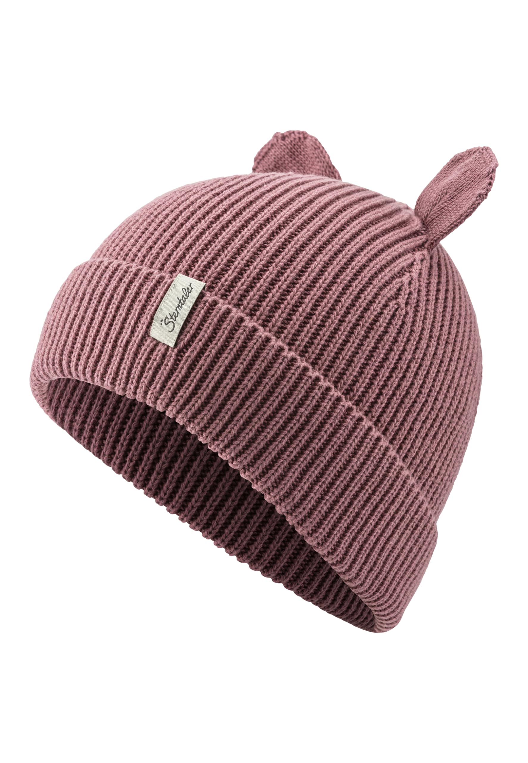 Öhrli knitted hats with cuffs, GOTS