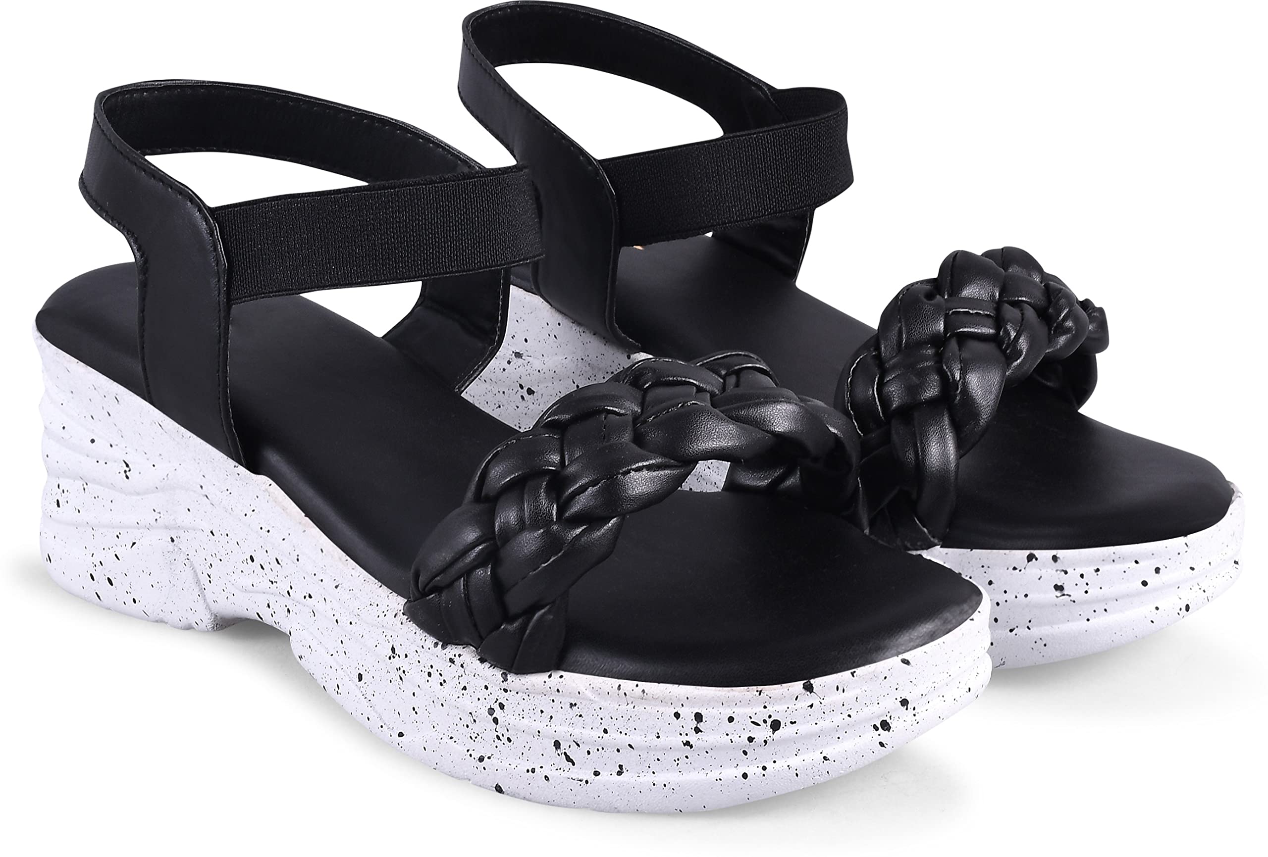 JM LOOKS Fashion Casual Heel Sandals With Solid Comfortable Sole For Womens & Girls SDM-7-Black-39-X (B0C4Y5VQT7) Amazon Price History, Amazon Price Tracker