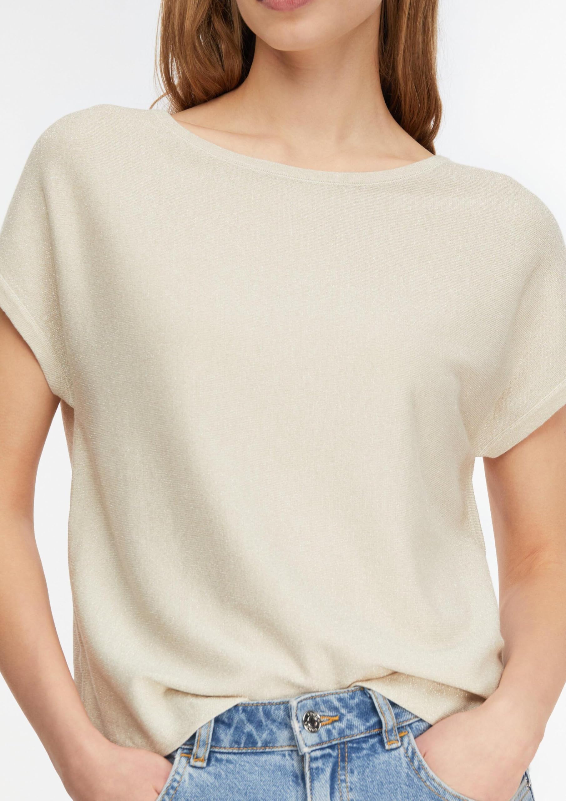 Comma Damen 2181501 Pullover (1er Pack)