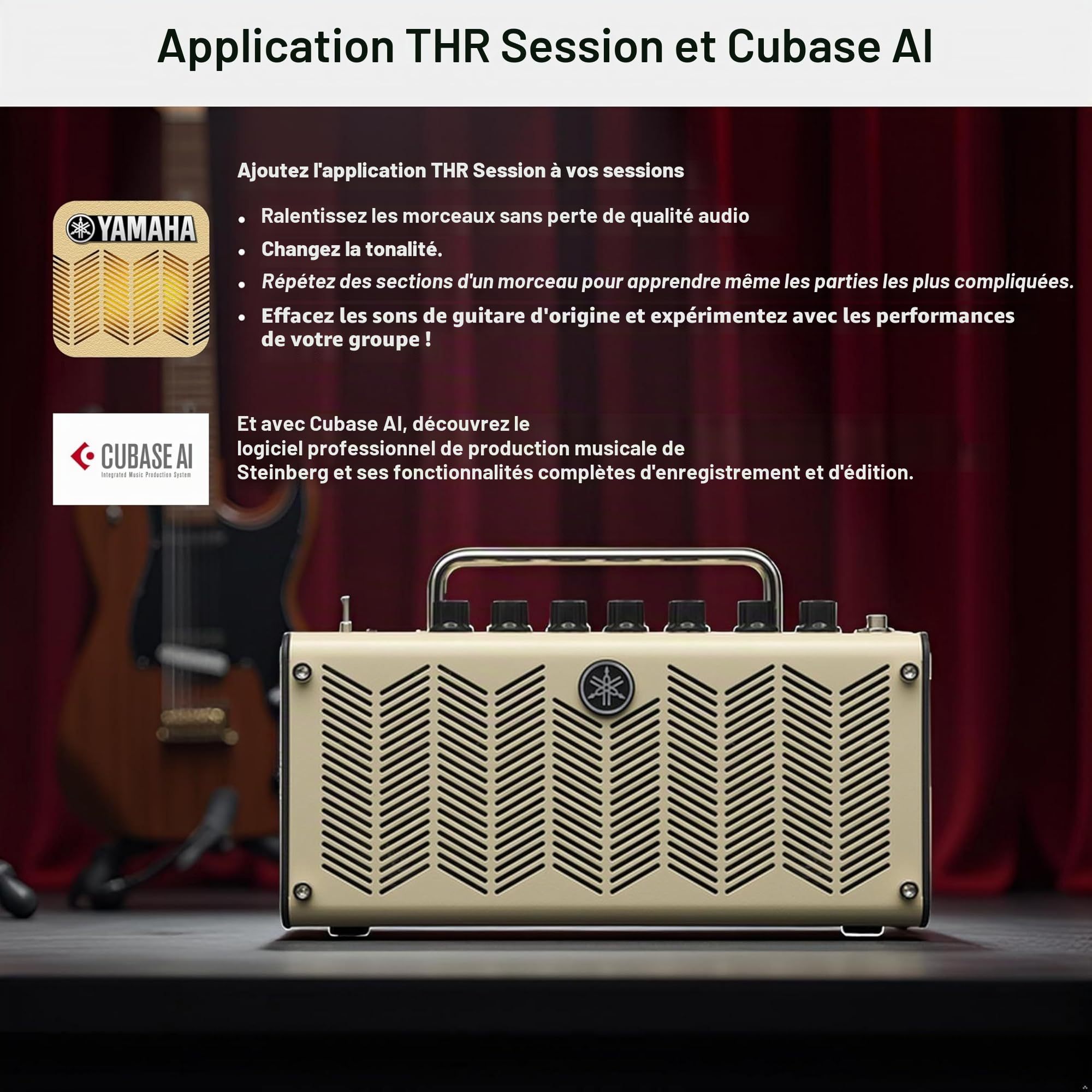 Yamaha - THR5H - Amplificateur Guitare à Modélisation - Crème