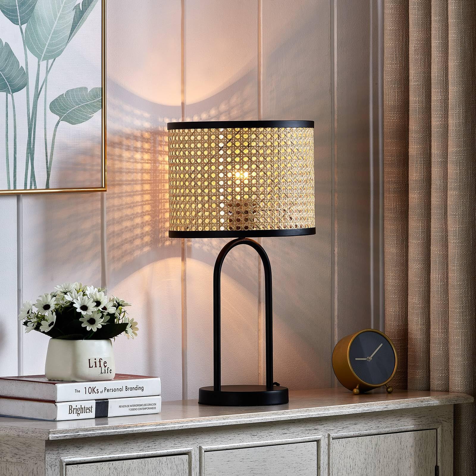 Lindby Tischlampe Yaelle (Skandinavisch) aus Holz (1 flammig, E27) - Tischleuchte Schreibtischlampe Nachttischlampe Wohnzimmerleuchte | Tischlampe, e27, skandinavisch, aus Holz, für Wohnzimmer, Esszimmer