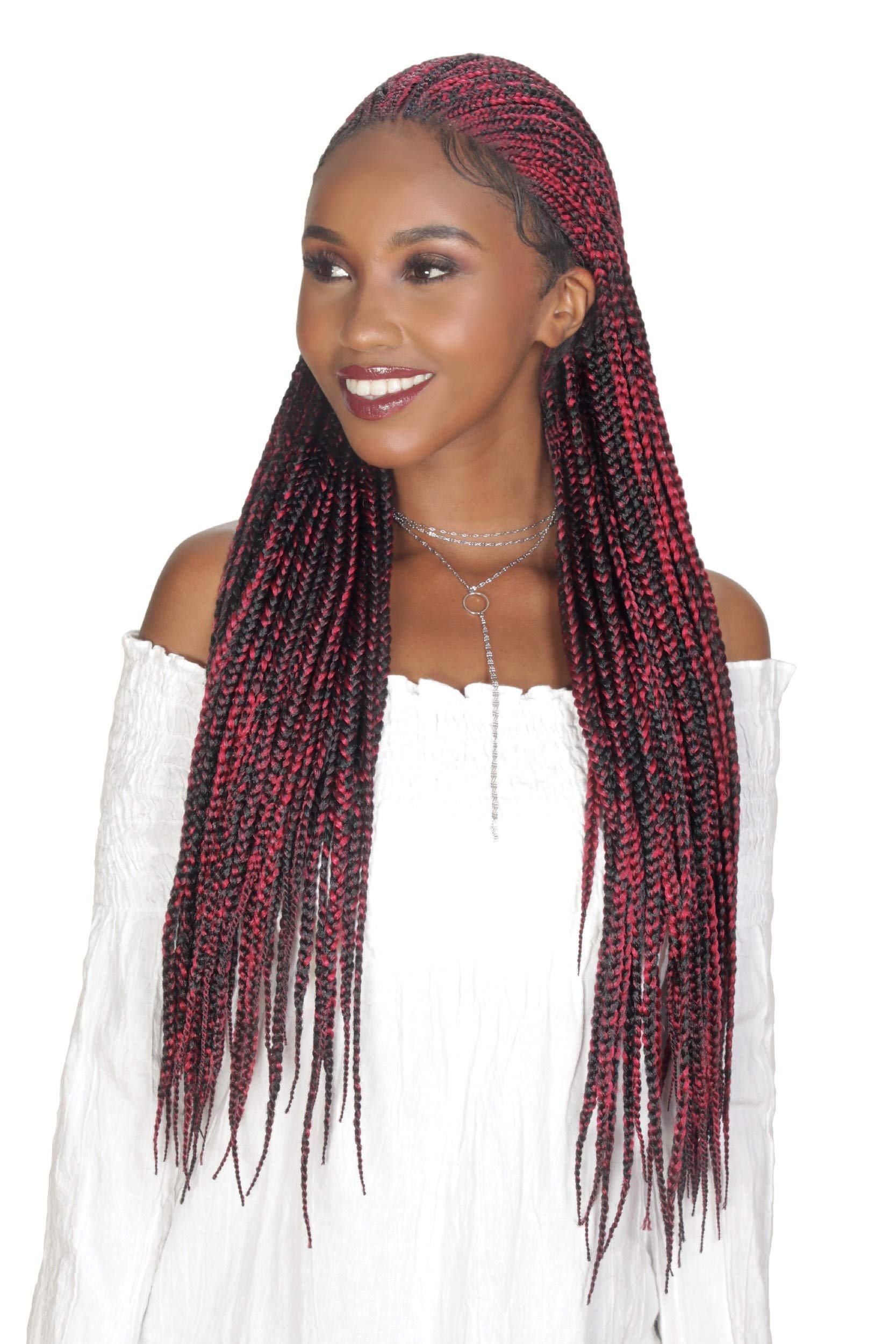 Royal Sis Diva Lace Synthetic Fulani Box Pre-Braided Lace Front Wig DIVA-LACE FULANI BOX 30" (FS27/30)
