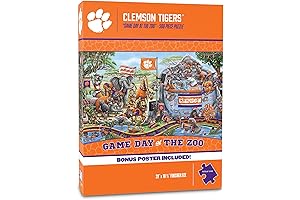 Clemson Tigers Game Day At The Zoo 500-Piece Puzzle by YouTheFan