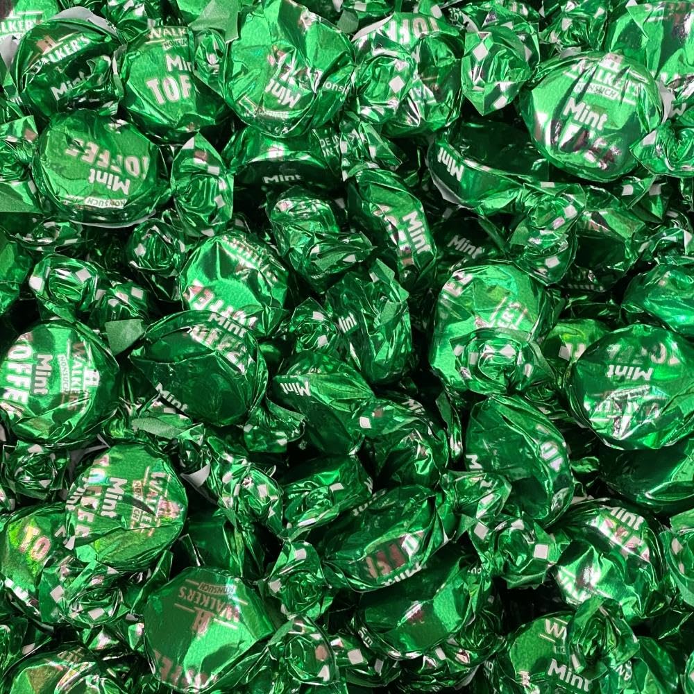 Pots Of Sweets 300g Sacchetto di Walkers Mint Toffee