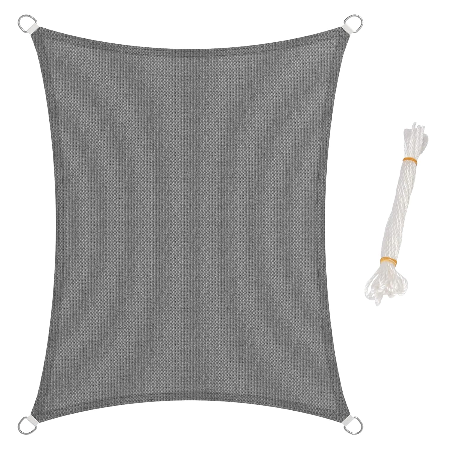 Voile ombrage anti-UV en PEHD respirant 185g m² avec cordes de fixation
