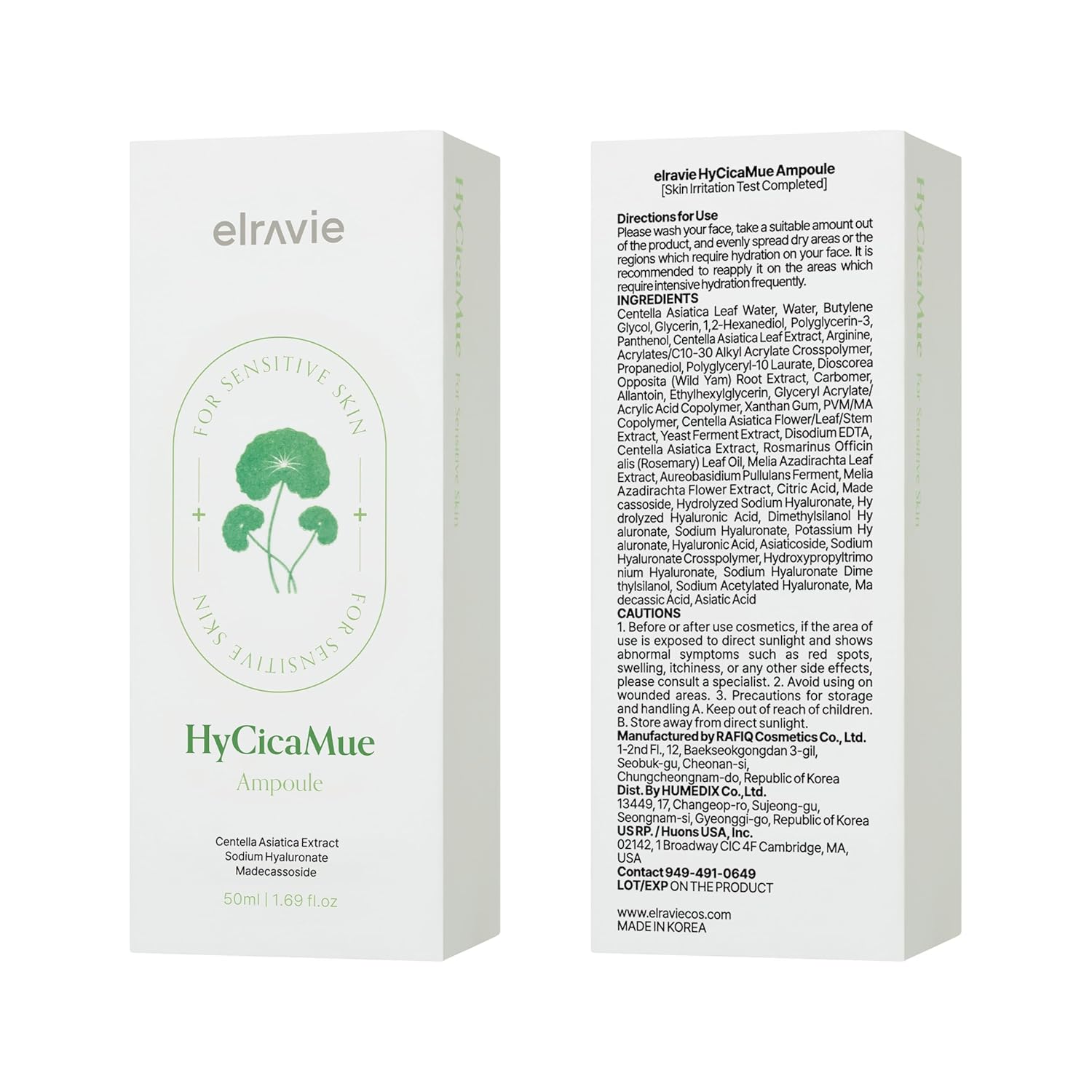 HyCicaMue Ampoule | Lightweight Calming Serum for Sebum Control, Pore Soothing & Barrier Care | Cica, Hyaluronic Acid, Vegan Mucin | Smooth & Fast-Absorbing, Non Comedogenic | Korean Skin Care - Image 8