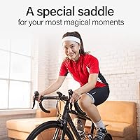 Vista 4 de Wittkop - Asiento de bicicleta de gran tamaño para bicicleta Peloton y bicicleta +, asiento de bicicleta cómodo, compatible con bicicletas Peloton