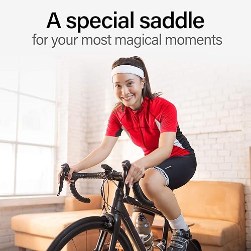 Miniatura 4 de Wittkop - Asiento de bicicleta de gran tamaño para bicicleta Peloton y bicicleta +, asiento de bicicleta cómodo, compatible con bicicletas Peloton,