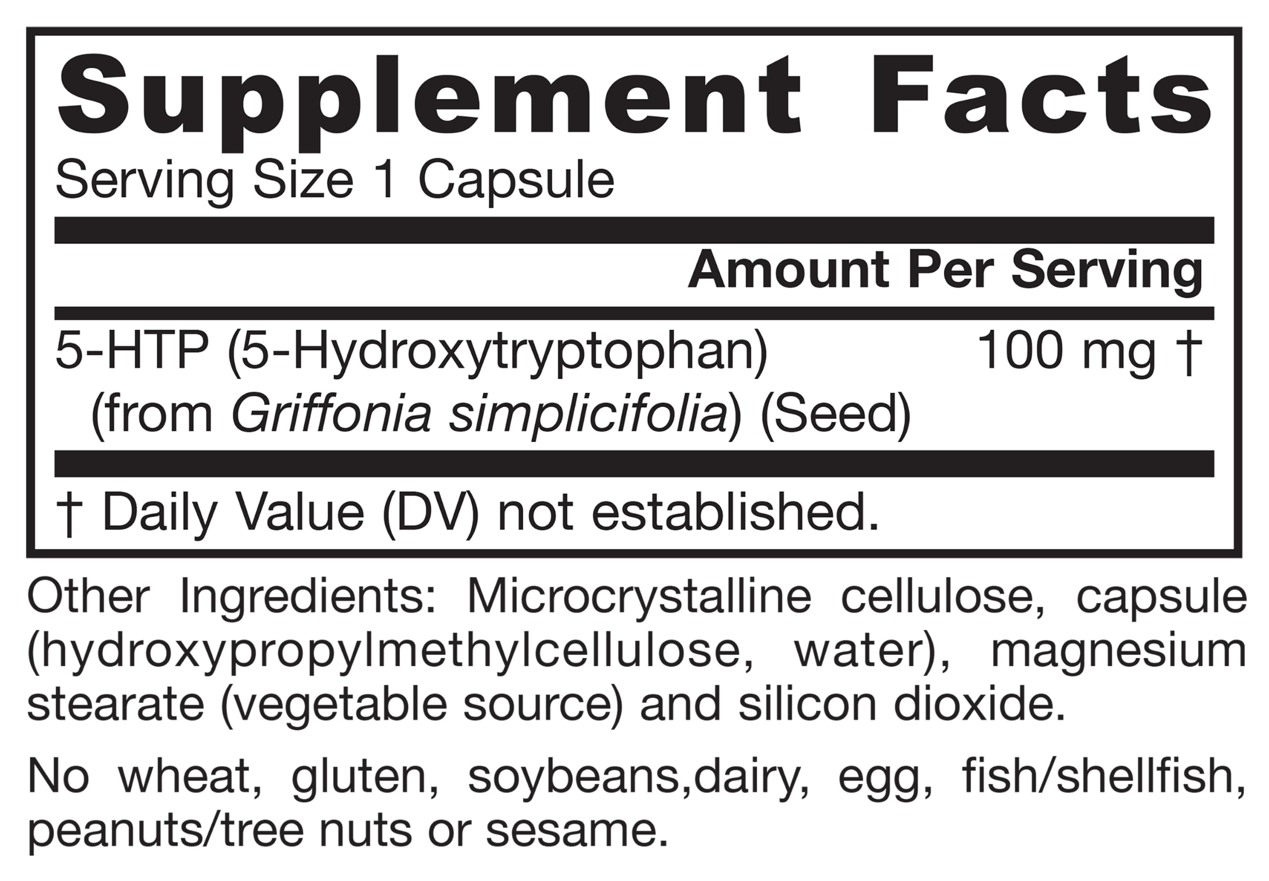 Jarrow 5-HTP 100 mg Capsules, Serotonin Precursor, 60 Count — Amazon image 9