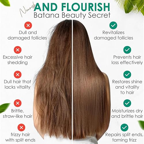 Miniatura 5 de Divine Vitals Aceite de batana para el crecimiento del cabello, 100% puro y natural de Honduras, aceite de pérdida de cabello Batana Miracle para