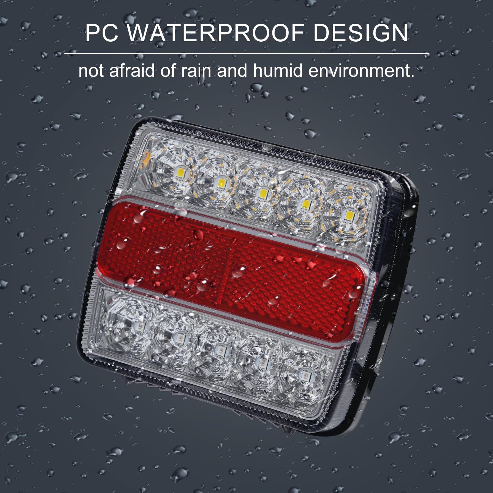 Wireless LED Magnetico Luci Kit R65 E9 Per Rimorchio Trattore Agricolo - Foto 4