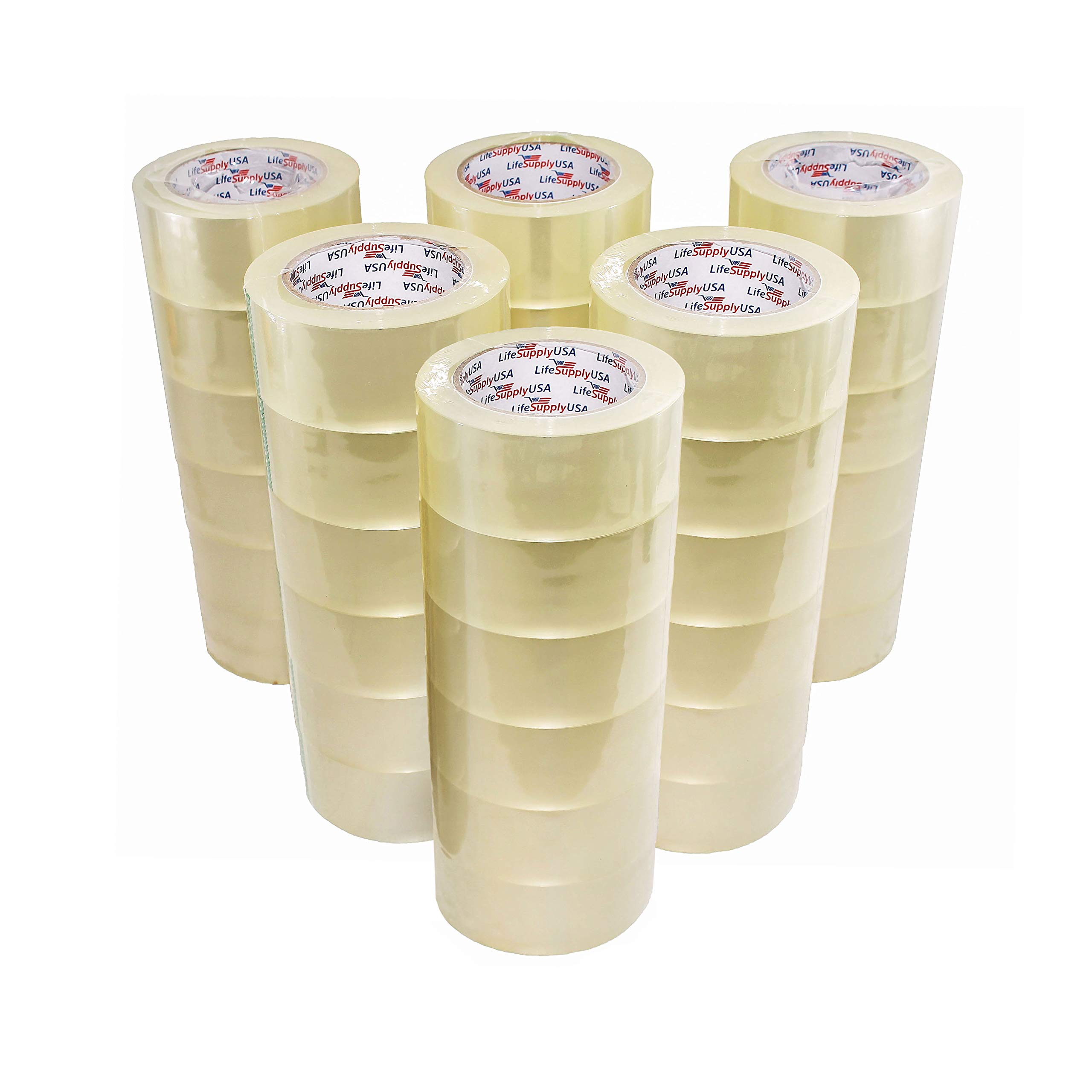 Amazon.com : LifeSupplyUSA Heavy Duty Packing Tape Transparent