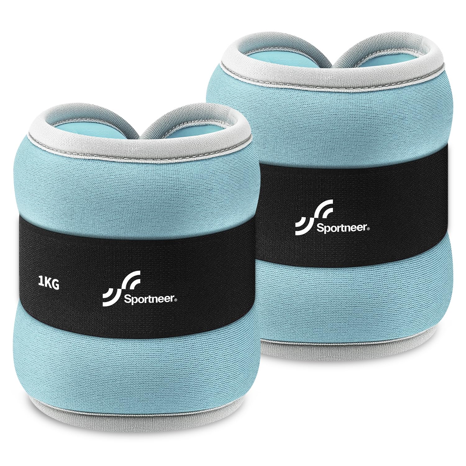 Sportneer Ankle Weights, Ankle Weight Wrist Weight Straps 2 x 0.5 kg / 2 x 1 kg/ 2 x 1.5 kg/ 2 x 2 kg/ 2 x 3 kg Ankle Weights Set for Dancing, Running, Walking, Fitness — image 1