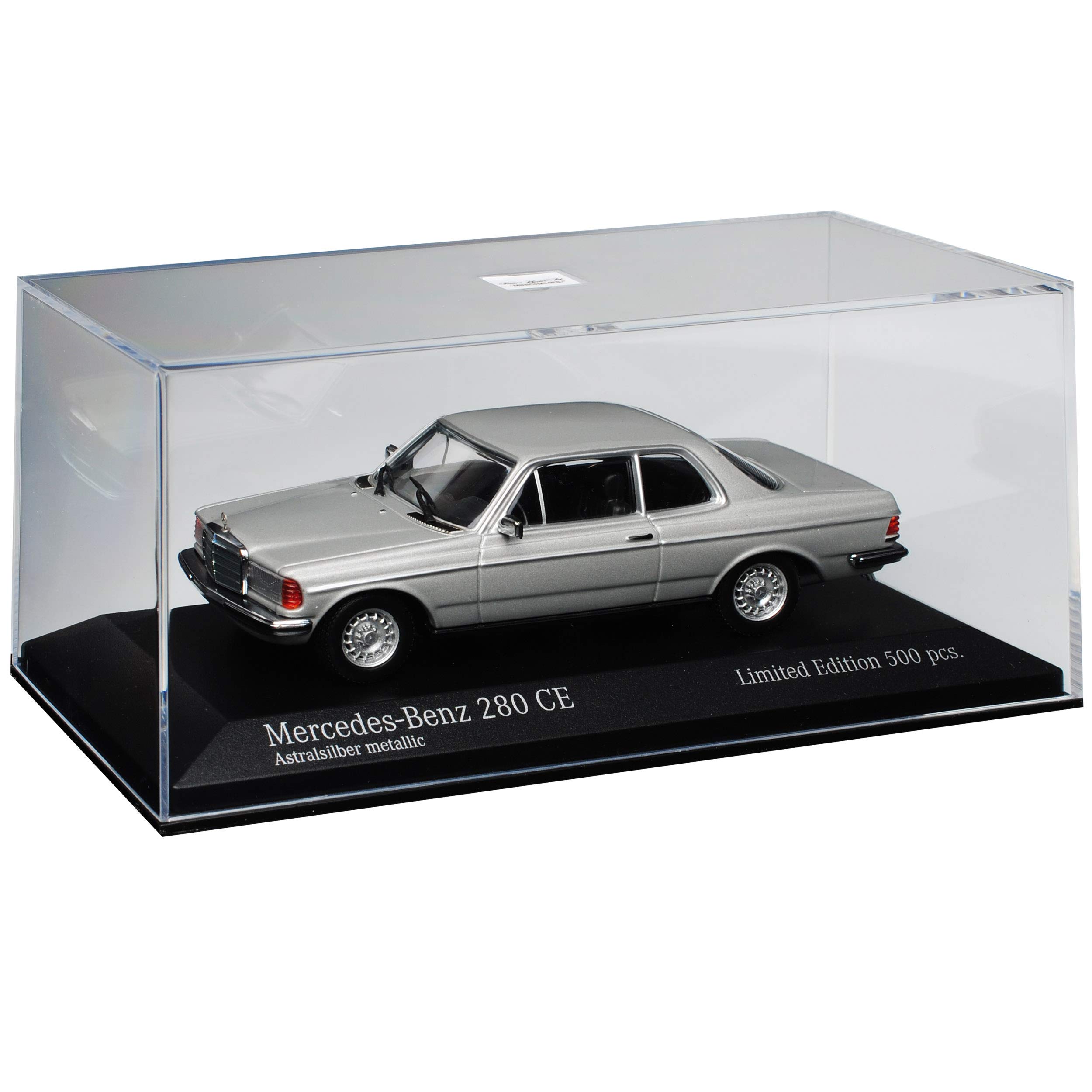 Generisch Mercedes-B E-Klasse Coupe 280 CE C123 Silber 1975-1986 1/43 Minichamps Maxichamps Modell Auto