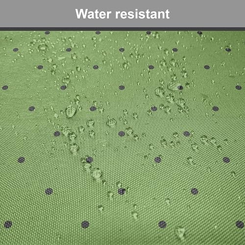 Vista 293 de Lunarable Orient - Juego de 6 cojines de asiento para silla, diseño de estrellas marroquíes, espirales y curvas abstractas, ilustración oriental