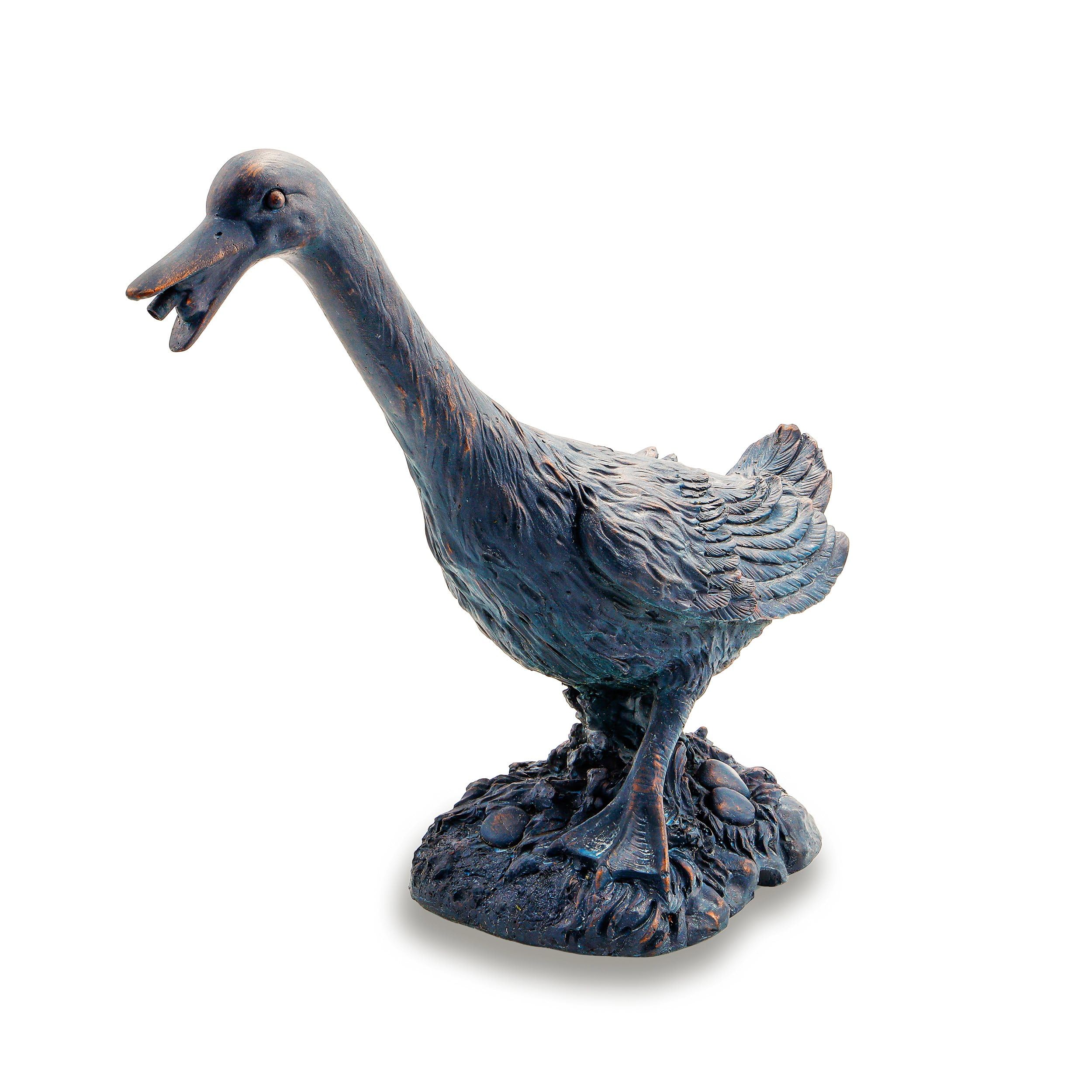 Esotec Wasserspeier Gans Erna Brunnenfigur für Teich & Garten 100732
