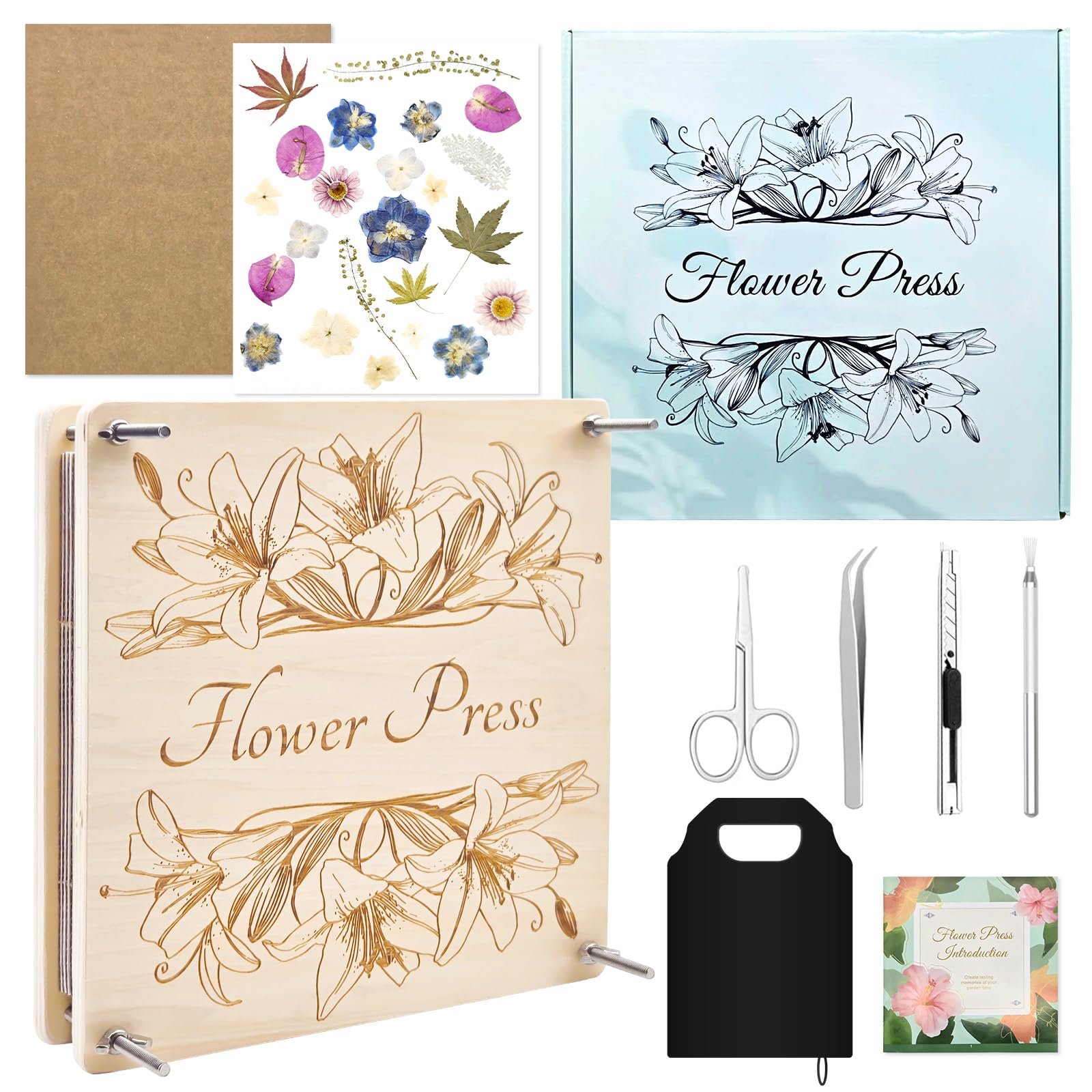 GTQYYF Flower Press Kit