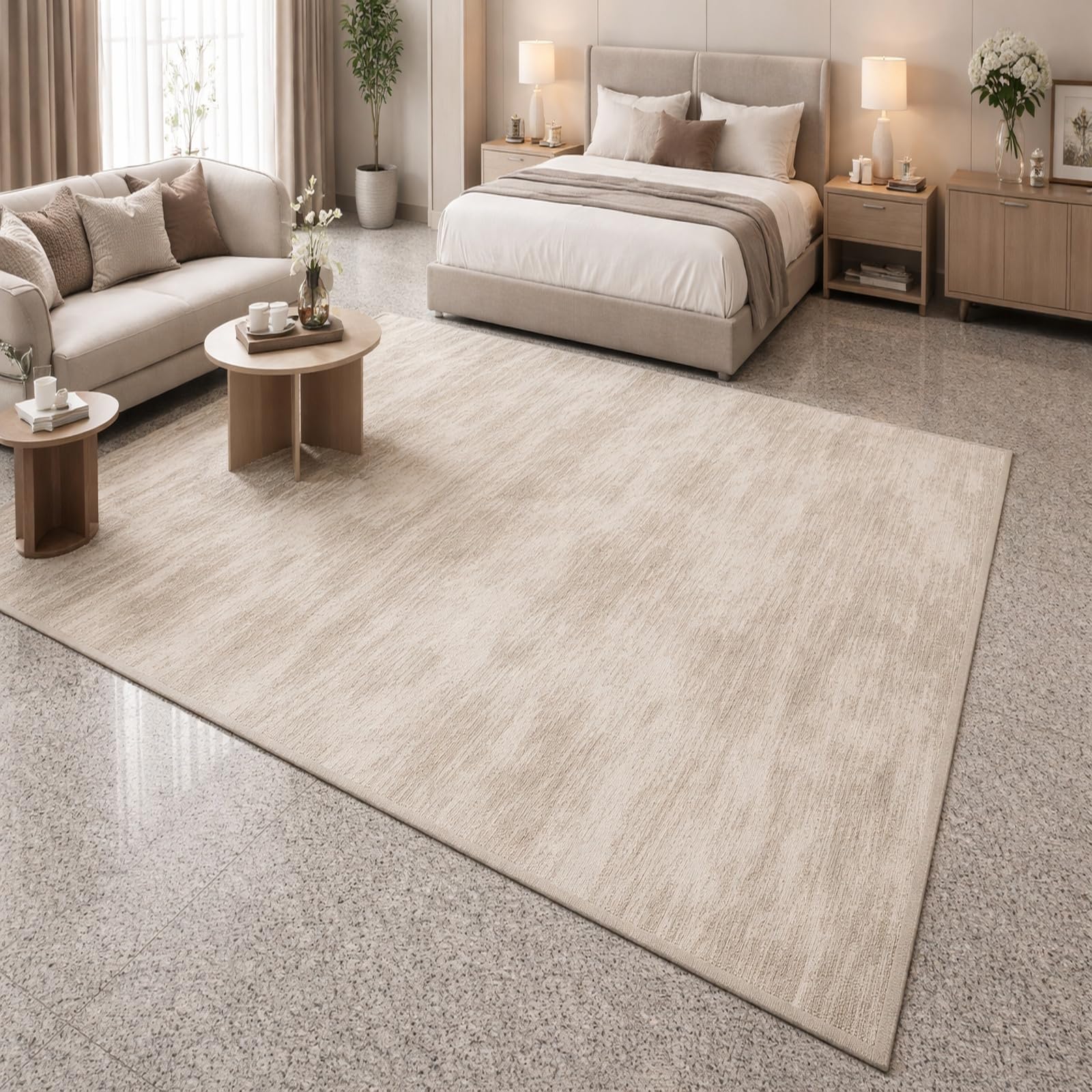 Alfombras para dormitorio Rururug antideslizantes de fácil cuidado