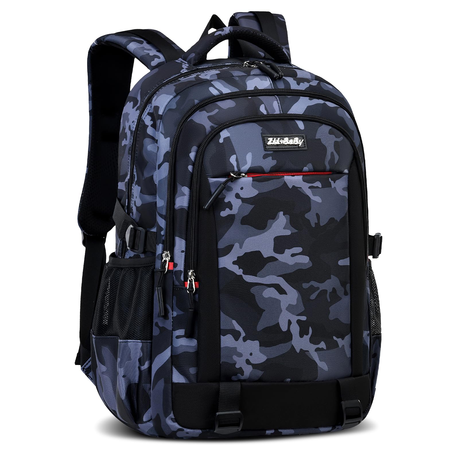 Amythe Mochila Escolar para Chicos Adolescentes, Mochila Hombre Ergonómica de Camuflaje, Mochila Informal de Gran 30L, Impermeable, para el colegio, los viajes y la universidad
