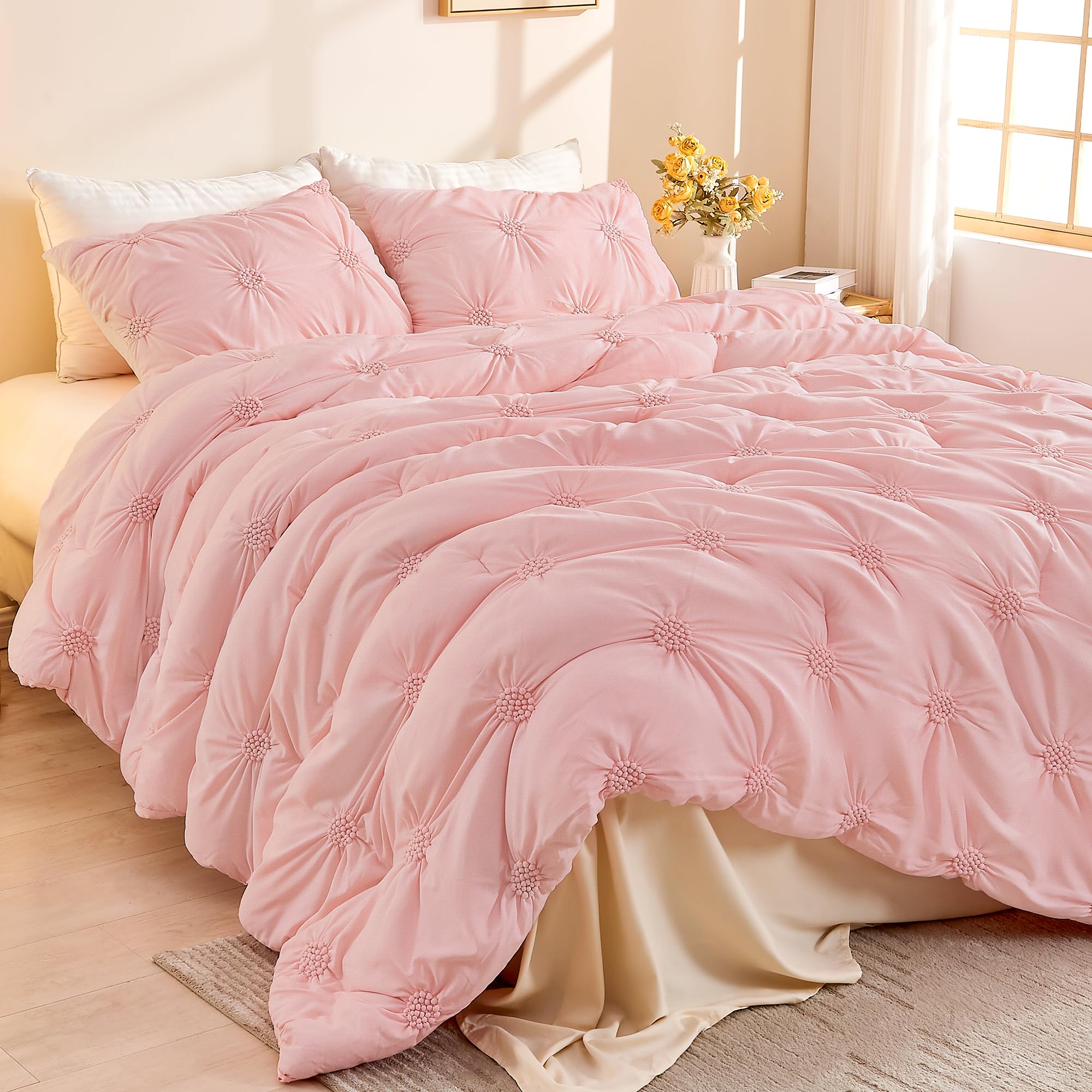 Full Size Pink Comforter Set