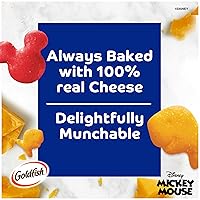 Vista 4 de Goldfish Disney Mickey Mouse Cheddar Crackers, Snack Crackers, 6.6 oz bag