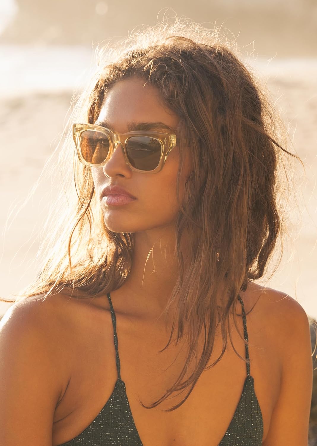 I-SEA Women's Sunglasses - Crosby (LEMON/BROWN POLARIZED) - Image 3