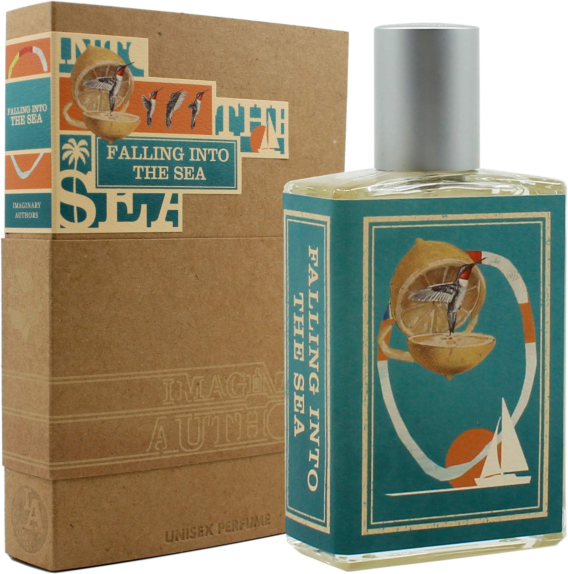 Imaginary Authors Falling into the Sea Eau De Parfum Unisex Spray, Women's Fragrances Men Perfumes Grapefruit Lemon Spray Women Perfume Tropical Flowers Spray 1.7 Fl Oz