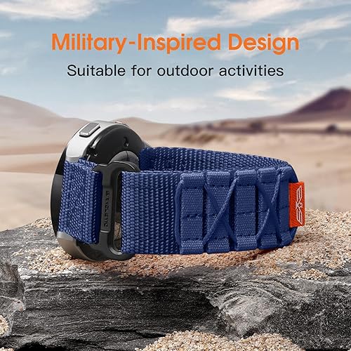 Miniatura 7 de Bandletic Correas de nailon compatibles con Galaxy Watch 4 BandGalaxy Watch 5 BandGalaxy Watch 5 Pro, bandas resistentes para Galaxy Watch 3 Band