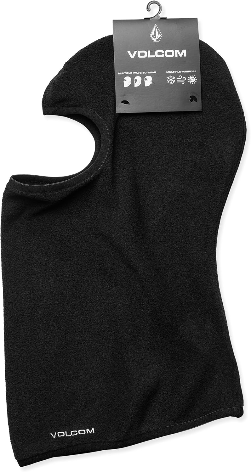 Volcom Men's Powclava – Fleece Balaclava Face Mask, Lightweight Fast-Dry Winter Protection, Black, One Size - Image 5